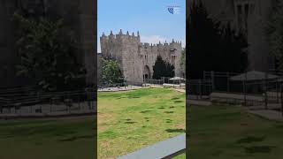 Walk with us to the Damascus Gate in Jerusalem தமஸ்கு வாசல் எருசலேம் damascusgate jerusalemgate [upl. by Meean659]