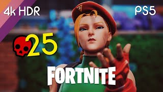 FORTNITE Battle Royale STREET FIGHTER CAMMY Skin Showcase BEFORE YOU BUY PS5 Gameplay 4K HDR 60 FPS [upl. by Margarida]