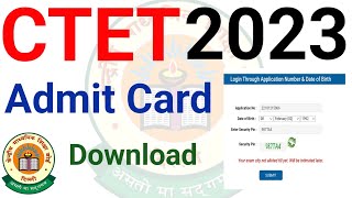 CTET Exam 2022  CTET Pre Admit Card 2022  CTET Admit Card Details By Mannu Mam [upl. by Roseanna]