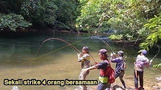 Pemancing mana YG tak tergiur  Kalau Nemu spot sungai seperti ini [upl. by Ail186]