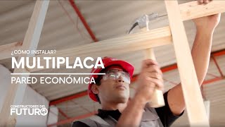 ¿Cómo hacer una pared económica de Drywall [upl. by Justinian65]