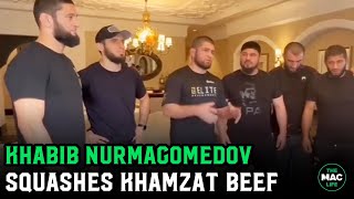 Khabib Nurmagomedov meets with Khamzat Chimaev “We are tired of this nonsense” [upl. by Joana912]