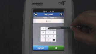 Quick Start Brookfield DV2T and DV3T Touch Screen Basics [upl. by Aihtibat]