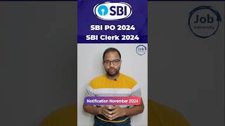 SBI PO Notification 2024 Update 🔥 SBI Clerk Notification 2024 Update 🔥 Exam Dates sbi sbipo [upl. by Artus]