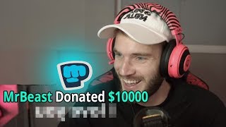 Donating 10000 To Pewdiepie [upl. by Keldah811]