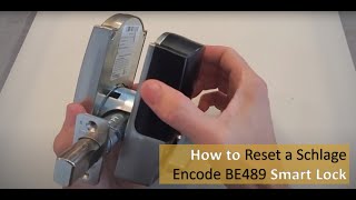 Reset Schlage Encode BE489 Smart Lock [upl. by Andreas]