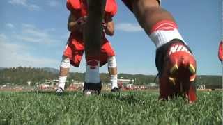 2012 Lobo Football  Camp Ruidoso  Wide Receivers [upl. by Aelyak]