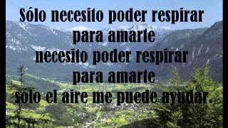 Albert Hammond Necesito poder respirar con letra [upl. by Nairod639]