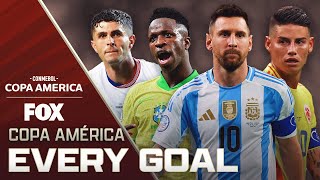 2024 Copa América Every goal from the Entire Tournament  FOX Soccer [upl. by Clovah]