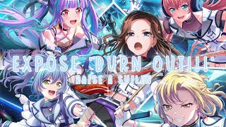 Nightcore  EXPOSE Burn out RAISE A SUILEN Lyrics Rōmaji amp English [upl. by Derry]