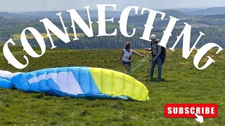 Paragliding  Connecting and ground handling Episode 2 shorts [upl. by Ennywg]