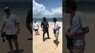 Usain Bolt arrives on an Island in Jamaica [upl. by Sanfourd553]