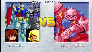 rx 78 2 VS zaku Gundam mugen gundam [upl. by Annoerb]