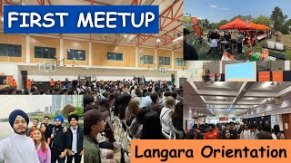 FIRST MEETUP🥰Met International Fan❣️Langara New Student Orientation🍁Vlog 236 [upl. by Olpe]