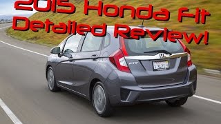 2015 Honda Fit Detailed Review and Road Test [upl. by Akirret734]