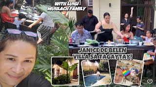 JANICE DE BELEN VILLA SA TAGAYTAY NAKASAMA ANG 5 ANAK ❤️ DAMING APO KAY LUIGI MUHLACH [upl. by Merras]