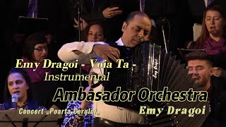 Emy Drăgoi  Voia Ta  Instrumental  Ambasador Orchestra Emy Drăgoi [upl. by Duston]