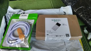 Unboxing and Initial review of ROMOSS KC12 POWER BANKTECH REVIEWSRAMVELOFFICIALVLOG [upl. by Akin]