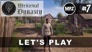 Medieval Dynasty  Lets Play  Episode 7  More People In The Village [upl. by Akirdnahs]