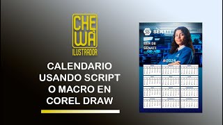 CALENDARIO 2024 EN COREL DRAW [upl. by Huberman]