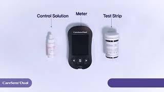 CareSens Dual mmol  Instructievideo [upl. by Hassin]