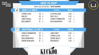 Grappenhall CC 2nd XI v Marple CC 2nd XI [upl. by Erlandson]