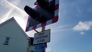 Intro Dunster Sea Lane Level Crossing Somerset [upl. by Agle16]