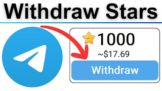 how to withdraw telegram stars [upl. by Esinereb874]