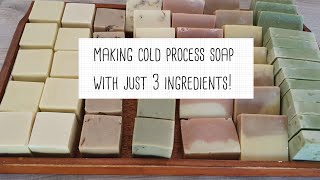 Making Soap with Only 3 Ingredients [upl. by Nore28]