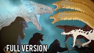 Kong and Shimo vs King Ghidorah  Animation  FULL VERSION [upl. by Enak45]