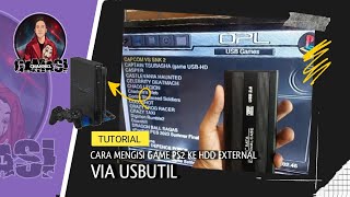 How to load Ps2 iso games to an external hardisk via usbutil I PS2 I ps2 usbutil hardisk [upl. by Esbenshade135]