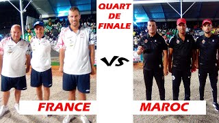 Petanque 2023 Mondial FRANCE vs MAROC [upl. by Anthiathia]