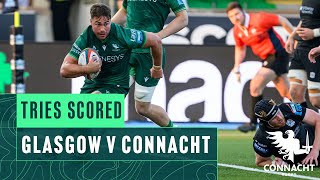 Glasgow v Connacht  Try highlights  Preseason 202425 [upl. by Ikkim]