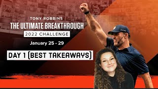 Tony Robbins Ultimate Breakthrough Challenge 2022  Day 1 [upl. by Mintz]