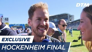 Sebastian Vettel visits the DTM Final  DTM Hockenheim Final 2017 [upl. by Netnerb]