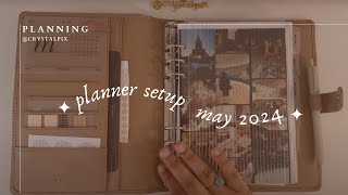 a5 planner flip through may 2024 🤍✨ [upl. by Anne]