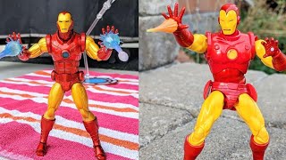 Mezco Toyz iron man vs Mafex iron man who wins as the better action figure [upl. by Einahpetse]