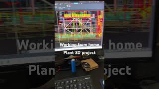 Working on a local project that uses Autocad Plant 3D cadwork autocad travel4work cadsystem [upl. by Nicholson893]