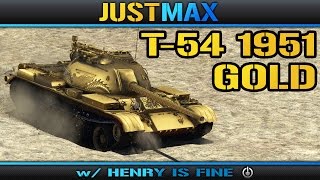 War Thunder T54 1951  The Golden T54 domination with Henry [upl. by Gine]