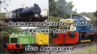 Northamptonshire Ironstone Railway Trust 50th Anniversary event 29092024 featuring 4 locos [upl. by Ecar]