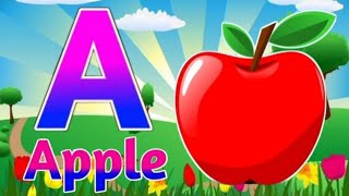 A for apple  अ से अनार  abcd phonics song  a for apple b for ball c for cat  abcd song  abcde [upl. by Gnouv]