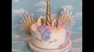 Winged Unicorn Cake  How to [upl. by Giorgia]