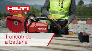 Hilti Nuron troncatrice a batteria DSH 70022 [upl. by Aramanta]