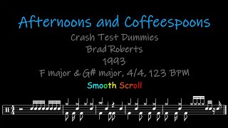 Afternoons and Coffeespoons Chords Lyrics and Timing [upl. by Tarra]