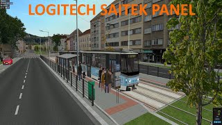 SIMT MHD  LOGITECH SAITEK PANEL  tramvajová linka 1 [upl. by Nageam849]