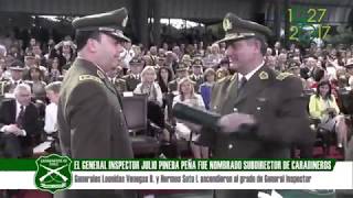 Ceremonia de ascenso y retiro de Oficiales Generales de Carabineros 2017 [upl. by Swainson]