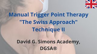 Manual Trigger Point Therapy Technique II [upl. by Moazami]