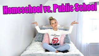 Homeschool vs Public School according to Lilly K [upl. by Neelyaj]