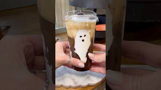 Ghost Cold Brew halloweenrecipe crazybusymama [upl. by Zacharie841]