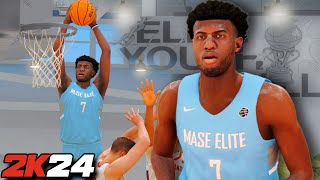 MY AAU TEAM SHUT DOWN EYBL MEMPHIS MASE ELITE VS INDY HEAT NBA 2K24 EYBL MOD [upl. by Sumaes]